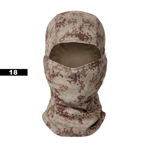 Tactical Balaclava Full Face Mask Set Men Summer Snapback Sun Hat Outdoor Hunting Camouflage Balaclava